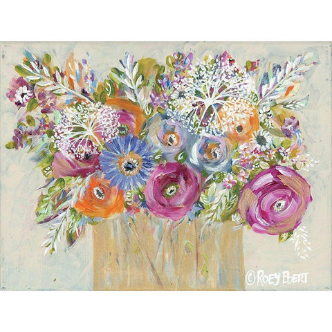 Golden Vase I Black Modern Wood Framed Art Print by Ebert, Roey