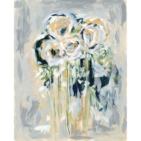 Touch of Elegance Black Modern Wood Framed Art Print with Double Matting by Ebert, Roey
