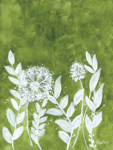 Freshly Cut-Part 2 White Modern Wood Framed Art Print with Double Matting by Ebert, Roey