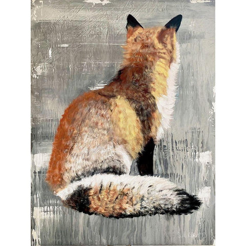 Silence Black Modern Wood Framed Art Print with Double Matting by Redman, Suzi