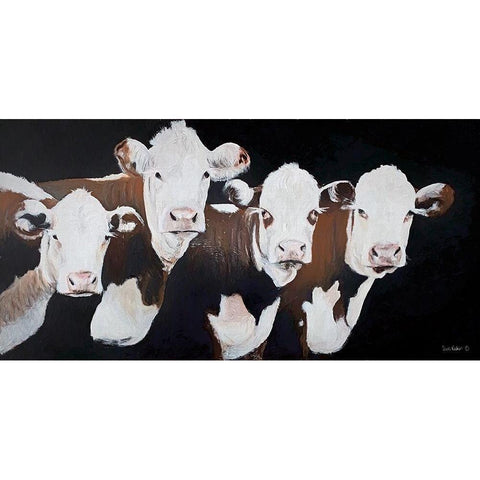 Girls  White Modern Wood Framed Art Print by Redman, Suzi