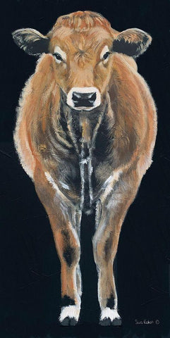 A Firm Foundation Black Ornate Wood Framed Art Print with Double Matting by Redman, Suzi