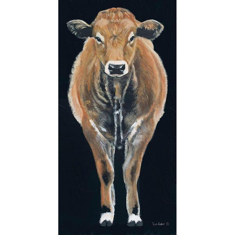 A Firm Foundation Black Modern Wood Framed Art Print by Redman, Suzi