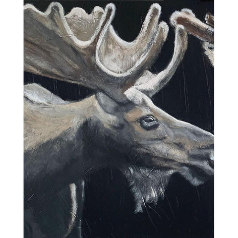 Hear the Word I   Black Modern Wood Framed Art Print with Double Matting by Redman, Suzi