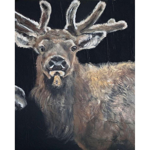 Hear the Word II    Black Modern Wood Framed Art Print by Redman, Suzi