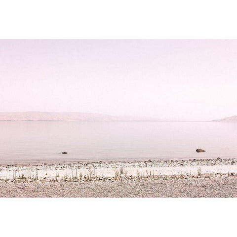 Pastel Sea II White Modern Wood Framed Art Print by Rigsby, Jennifer
