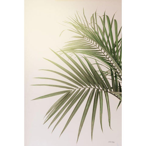 Sunkissed Palm Gold Ornate Wood Framed Art Print with Double Matting by Rigsby, Jennifer