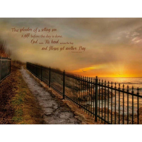 Gods Gift Black Modern Wood Framed Art Print with Double Matting by Vieira, Robin-Lee