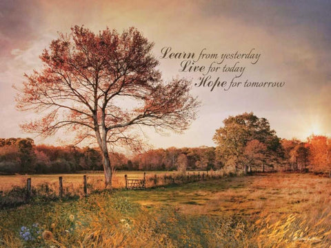 Learn from Yesterday White Modern Wood Framed Art Print with Double Matting by Vieira, Robin-Lee