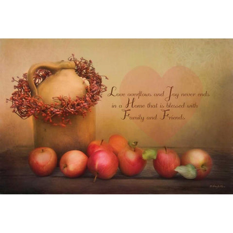 Family and Friends Black Modern Wood Framed Art Print with Double Matting by Vieira, Robin-Lee