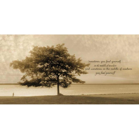 Find Yourself Black Modern Wood Framed Art Print by Vieira, Robin-Lee