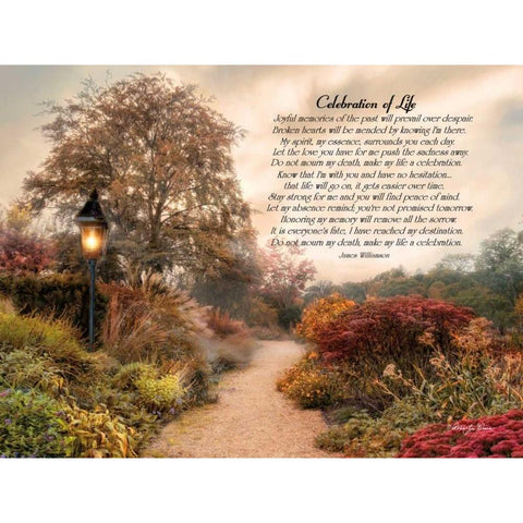 Celebration of Life White Modern Wood Framed Art Print by Vieira, Robin-Lee