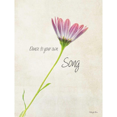 Dance to Your Own Song Black Modern Wood Framed Art Print with Double Matting by Vieira, Robin-Lee