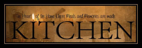 Kitchen White Modern Wood Framed Art Print with Double Matting by Vieira, Robin-Lee