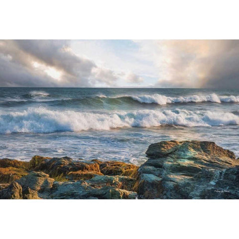 The Clearing Black Modern Wood Framed Art Print with Double Matting by Vieira, Robin-Lee