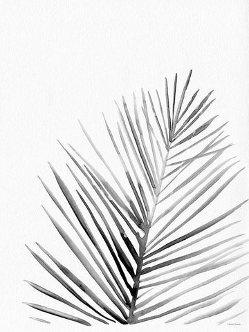 Organic Botanical I   White Modern Wood Framed Art Print with Double Matting by Nieman, Rachel