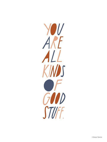 Good Stuff Black Ornate Wood Framed Art Print with Double Matting by Nieman, Rachel