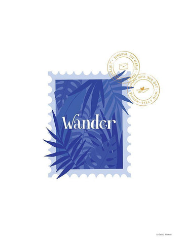 Wander Black Ornate Wood Framed Art Print with Double Matting by Nieman, Rachel