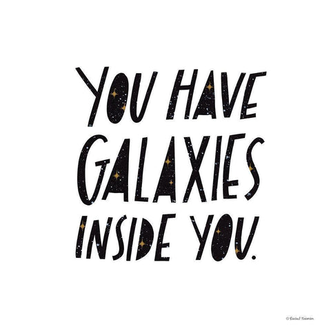 You Have Galaxies Inside You Gold Ornate Wood Framed Art Print with Double Matting by Nieman, Rachel