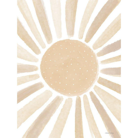 Polka Dot Sunny Day Gold Ornate Wood Framed Art Print with Double Matting by Nieman, Rachel