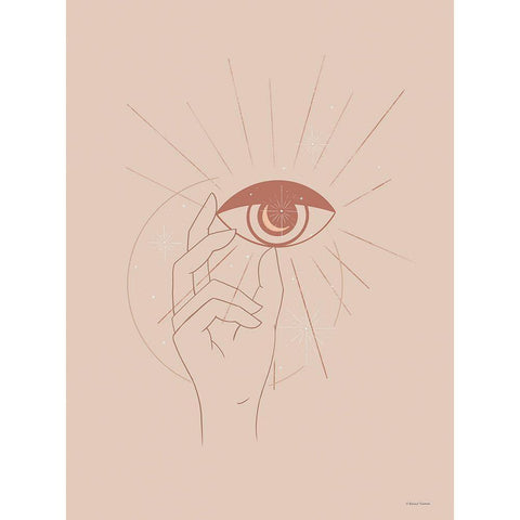 Its All in the Eyes of the Beholder Gold Ornate Wood Framed Art Print with Double Matting by Nieman, Rachel