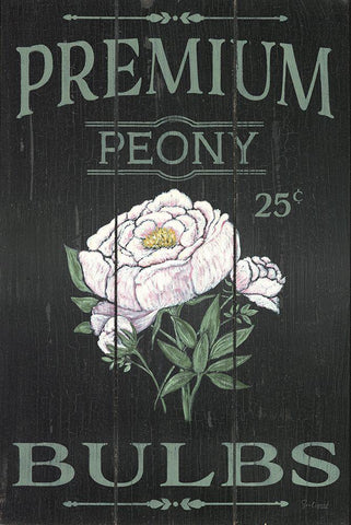 Peony Blubs Black Ornate Wood Framed Art Print with Double Matting by Soulspeak And Sawdust