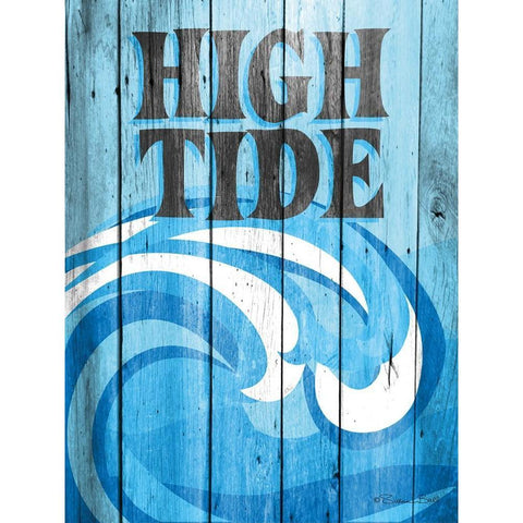 High Tide White Modern Wood Framed Art Print by Ball, Susan