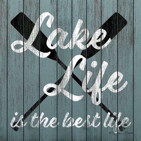 Lake Life  White Modern Wood Framed Art Print by Ball, Susan