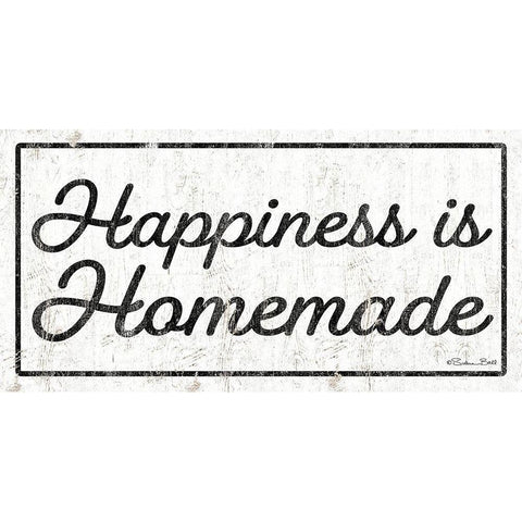 Happiness is Homemade Gold Ornate Wood Framed Art Print with Double Matting by Ball, Susan
