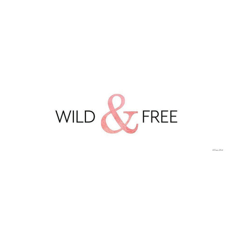 Wild And Free Black Modern Wood Framed Art Print by Ball, Susan