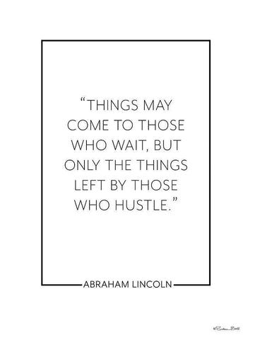 Those Who Hustle Black Ornate Wood Framed Art Print with Double Matting by Ball, Susan