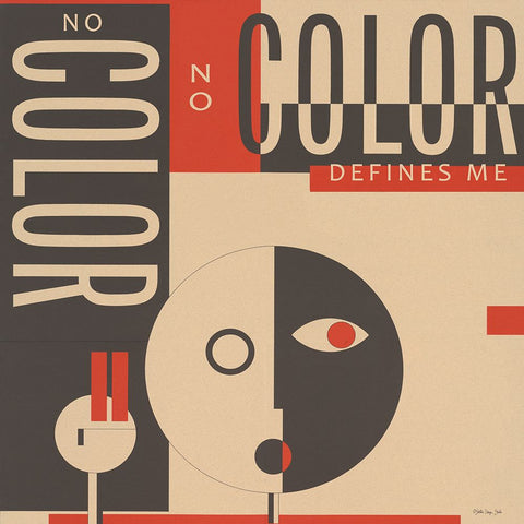 Color Defines Me Black Modern Wood Framed Art Print by Stellar Design Studio
