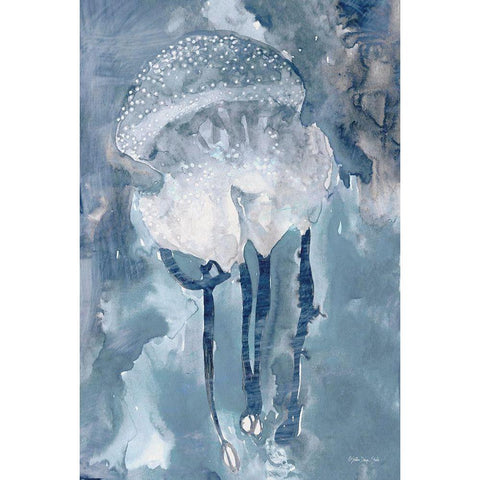 Jelly 2 Gold Ornate Wood Framed Art Print with Double Matting by Stellar Design Studio