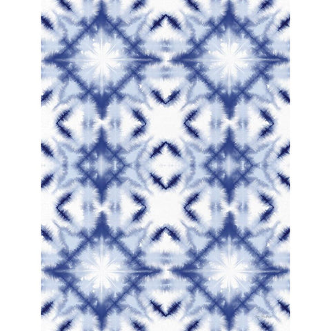 Shibori I Gold Ornate Wood Framed Art Print with Double Matting by Seven Trees Design