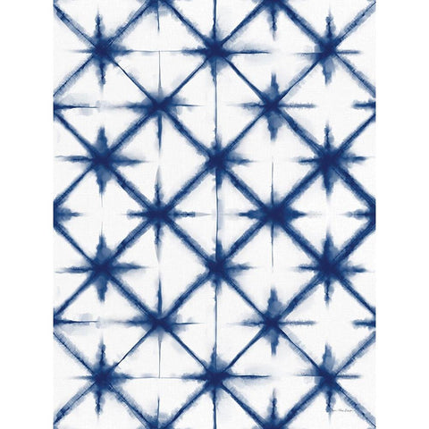 Shibori II White Modern Wood Framed Art Print by Seven Trees Design