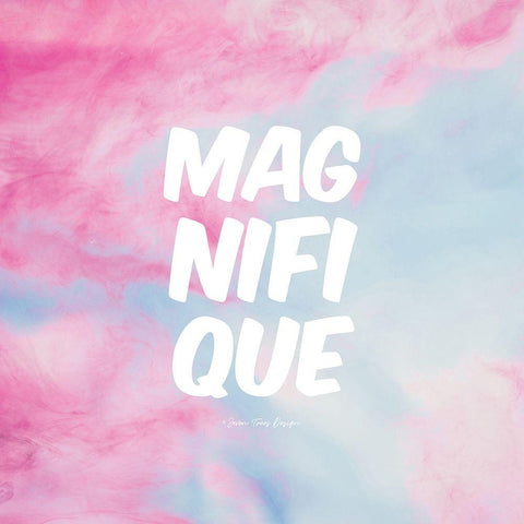 Magnifique Black Modern Wood Framed Art Print by Seven Trees Design