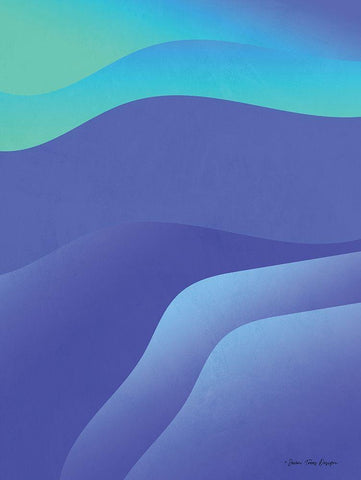 Abstract II Black Ornate Wood Framed Art Print with Double Matting by Seven Trees Design