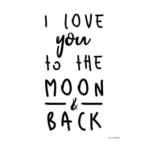 To the Moon    Black Modern Wood Framed Art Print by Seven Trees Design