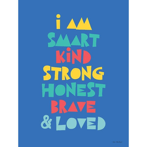 I Am Smartâ€¦ White Modern Wood Framed Art Print by Seven Trees Design