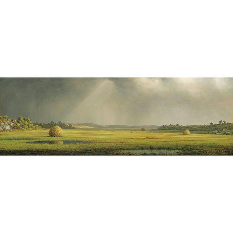 Sun and Rain   Gold Ornate Wood Framed Art Print with Double Matting by Seven Trees Design