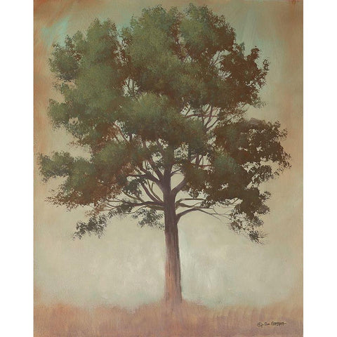 Tonal Tree Black Modern Wood Framed Art Print by Gagnon, Tim