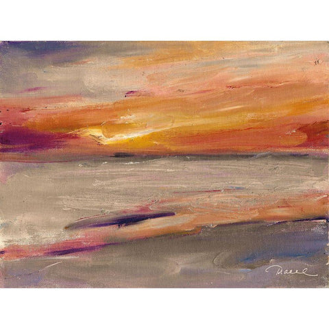 Western Sky Black Modern Wood Framed Art Print with Double Matting by Owen-Cullimore, Tracey