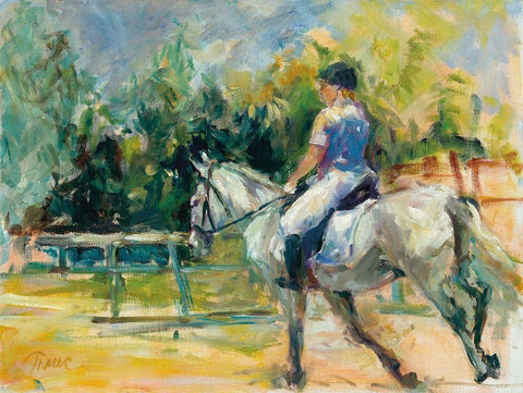 Riding High  Black Ornate Wood Framed Art Print with Double Matting by Owen-Cullimore, Tracy