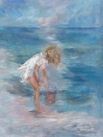 Sea Treasures Black Ornate Wood Framed Art Print with Double Matting by Owen-Cullimore, Tracey