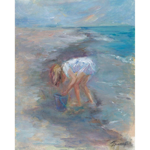 Treasure Hunting Black Modern Wood Framed Art Print with Double Matting by Owen-Cullimore, Tracy