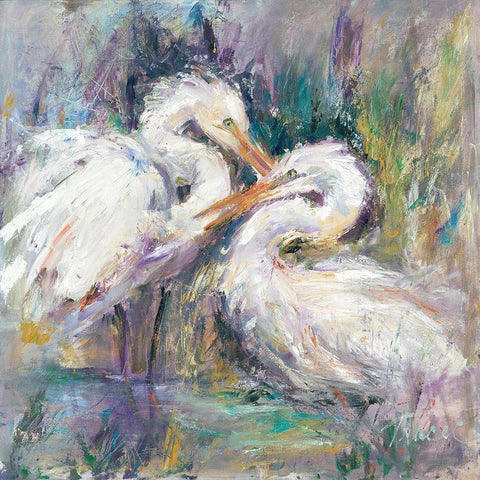 Twin Beaks White Modern Wood Framed Art Print by Owen-Cullimore, Tracy