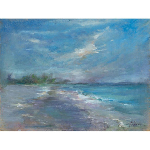 Serenity Gold Ornate Wood Framed Art Print with Double Matting by Owen-Cullimore, Tracy