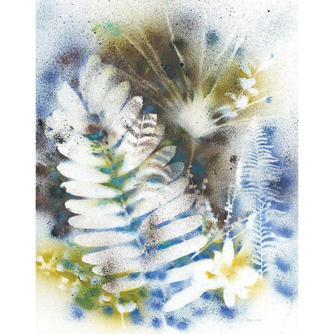 Bliss Black Modern Wood Framed Art Print with Double Matting by Owen-Cullimore, Tracy