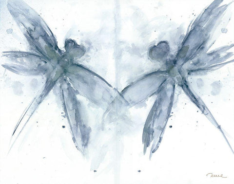 Fly Away White Modern Wood Framed Art Print with Double Matting by Owen-Cullimore, Tracy