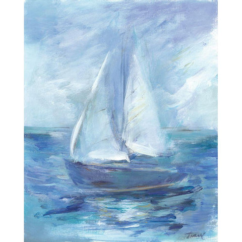 Summer Sails Black Modern Wood Framed Art Print by Owen-Cullimore, Tracy
